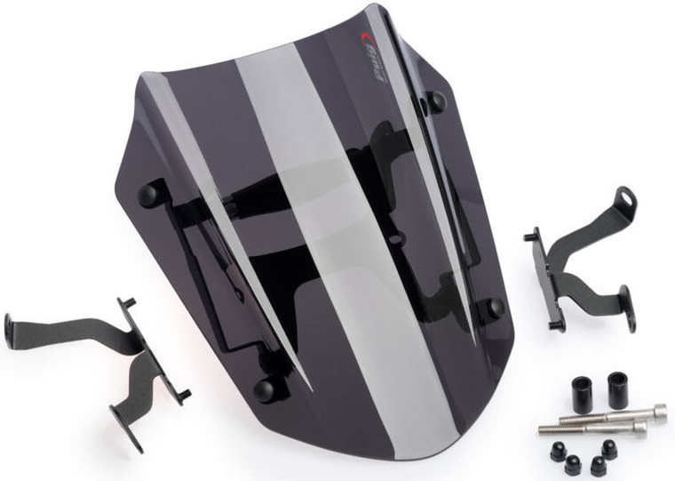 Puig - Windscreen Naked New Gen Sport Dark Smoke Duc - 3773F
