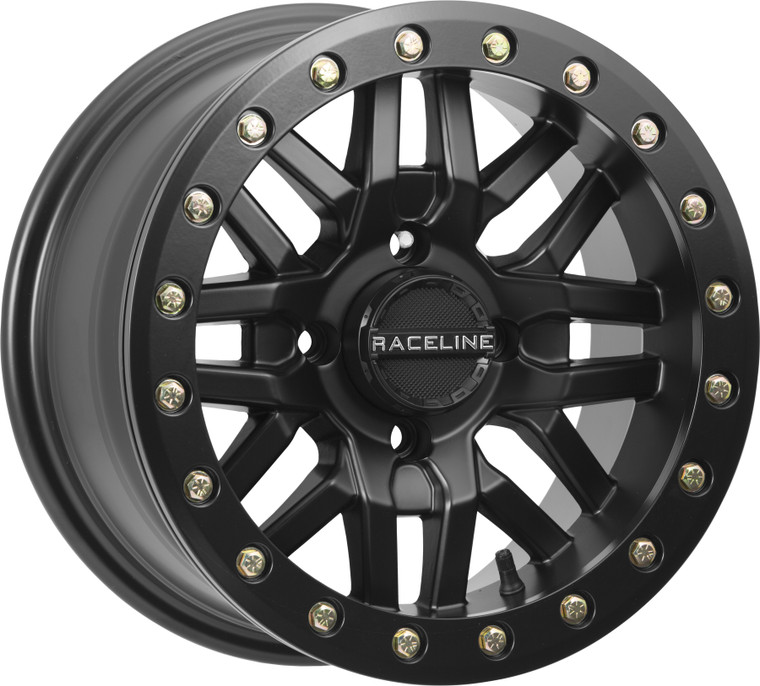 Raceline - Ryno Bdlk Wheel 15x7 4/137 5+2 (+10mm) Black - A91B-57037-52