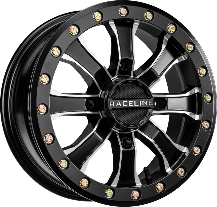 Raceline - Mamba Bdlk Wheel 15x6 4/156 5+1 (+40mm) Blk/machined - A71MB-56056-51