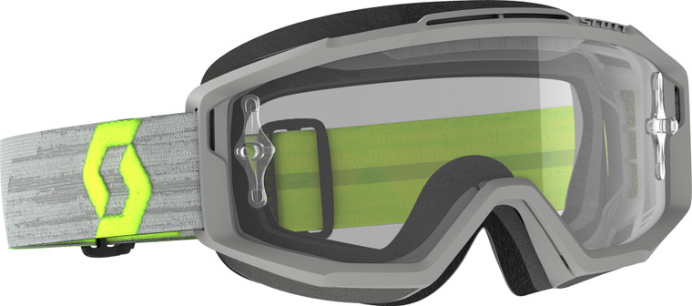 Scott - Split Otg Goggle Grey/yellow W/clear Works Lens - 285537-1120113