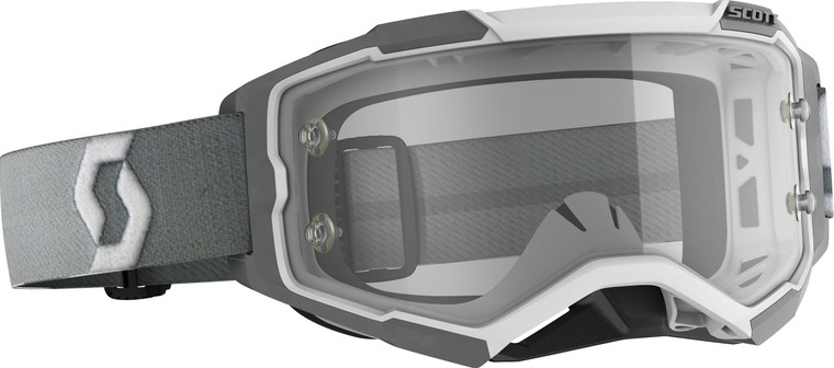 Scott - Fury Goggle White/grey Clear Works Lens - 274514-1039113 Scott - Fury Goggle White/grey Clear Works Lens - 274514-1039113