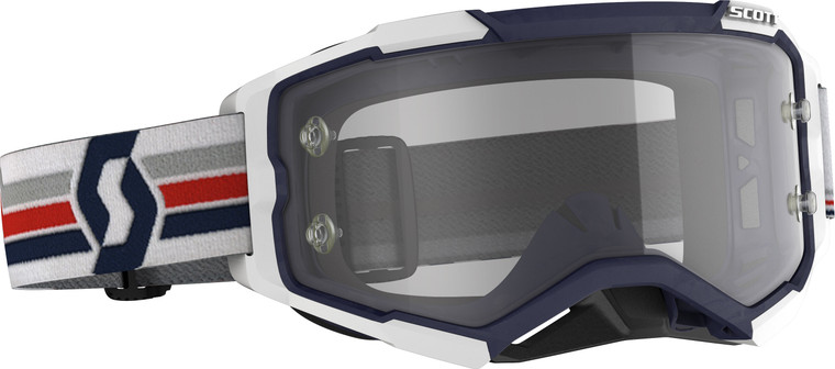 Scott - Fury Goggle Blue/white Clear Works Lens - 274514-1006113 Scott - Fury Goggle Blue/white Clear Works Lens - 274514-1006113