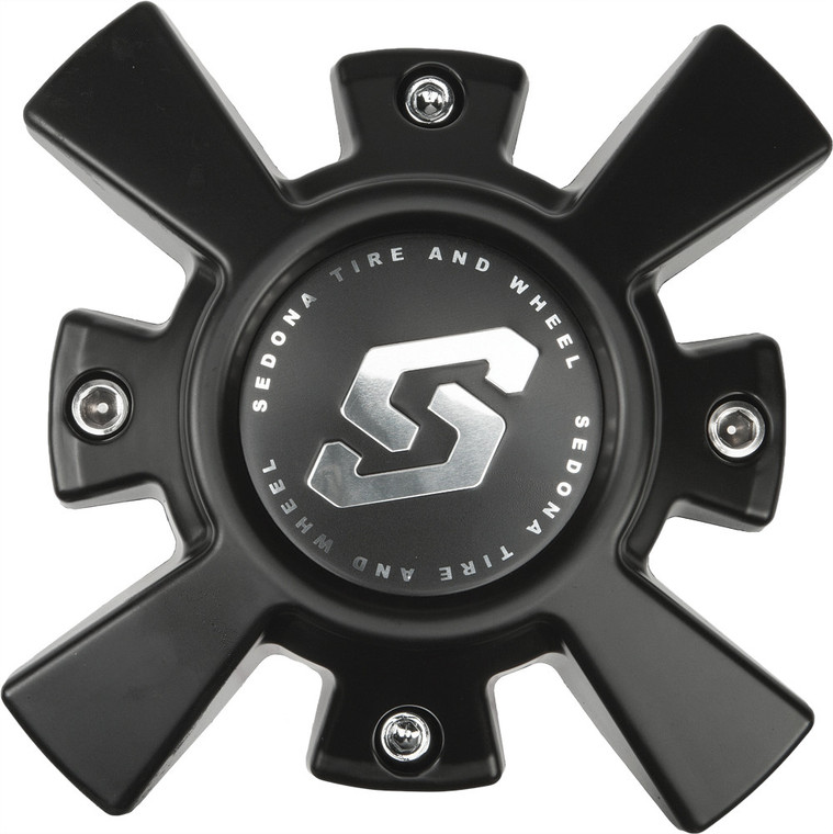 Sedona - Riot Wheel Replacment Cap Black - CPS-A81-B