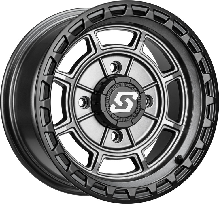 Sedona - Rift Wheel 15x7 4/137 5+2 (+10mm) Carbon Grey - A22CG-57037+10S