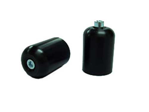 Shogun - Bar End Sliders Black - 725-1319