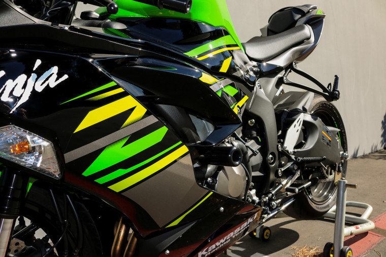 Shogun - Pr/frame Sliders Black Kawasaki - 750-4459