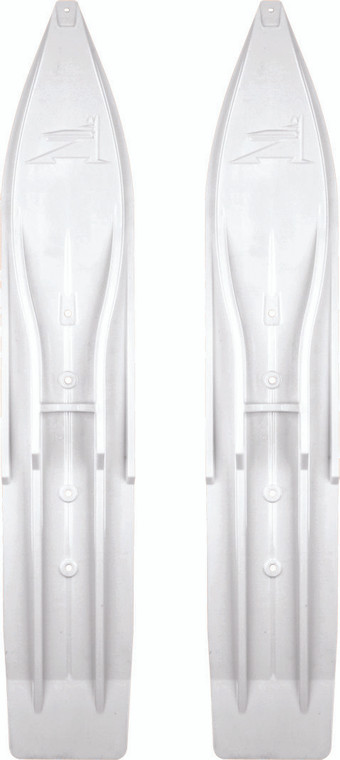 Slydog - Pr/ Sly Dog Powderhound Ski 8" White - PH8SOLWHT Slydog - Pr/ Sly Dog Powderhound Ski 8" White - PH8SOLWHT