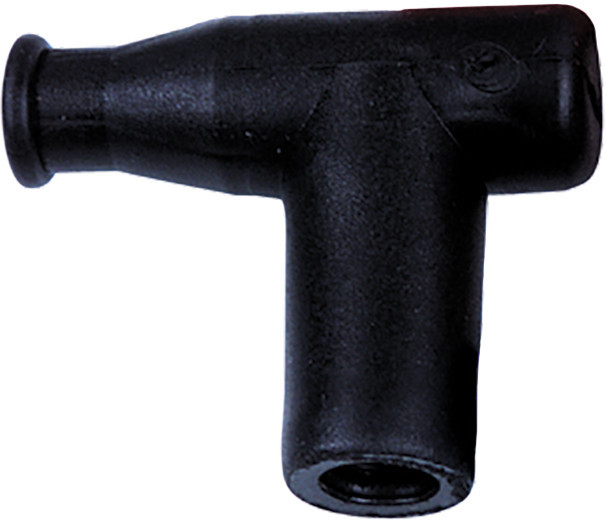 Sp1 - Colored Plug Caps Black - 01-109-24