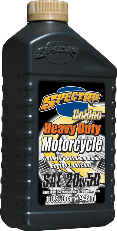 Spectro - Golden M/c Semi-syn Hd 20w50 1 Qt - R.HDG25