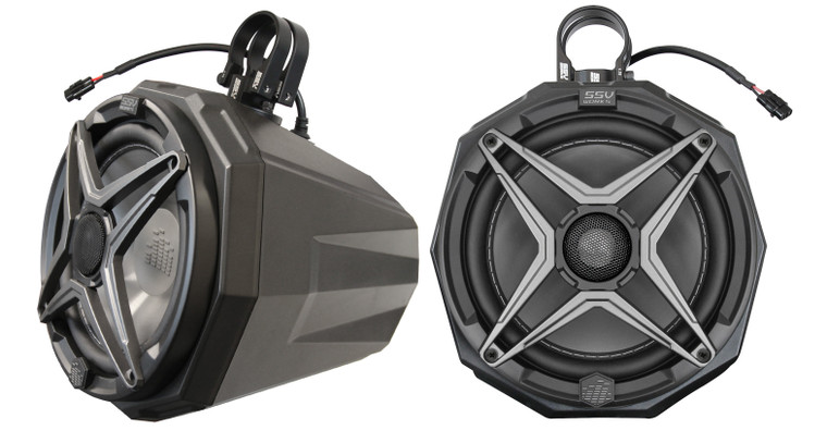 Ssv Works - 8" Cage Mount Pod Ssv Speaker 1.5" Roll Cage - US2-C8A-150 Ssv Works - 8" Cage Mount Pod Ssv Speaker 1.5" Roll Cage - US2-C8A-150