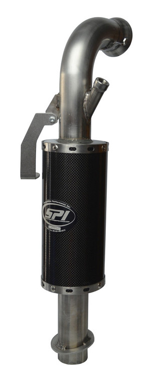 Straightline - Lightweight Silencer 850 Carbon Fiber Stainless - 134-176