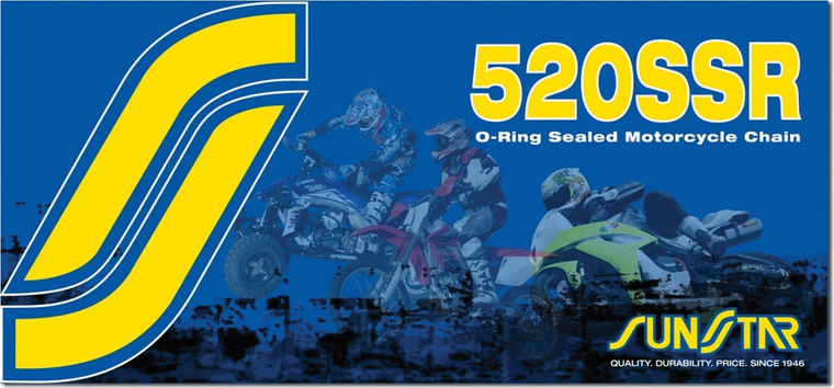 Sunstar - Chain Ssr Standard Sealed 520x120 Nat/nat - SS520SSR-120 Sunstar - Chain Ssr Standard Sealed 520x120 Nat/nat - SS520SSR-120