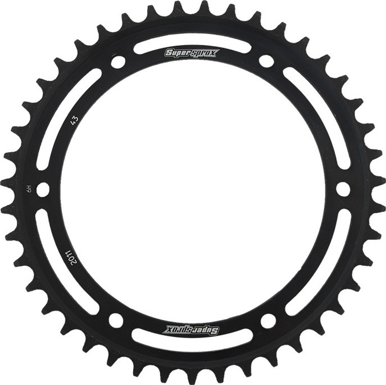 Supersprox - Rear Sprocket Steel 43t-530 Blk Tri - RFE-2011-43-BLK Supersprox - Rear Sprocket Steel 43t-530 Blk Tri - RFE-2011-43-BLK