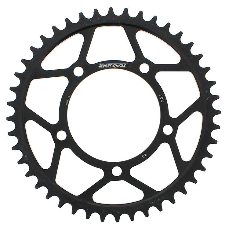 Supersprox - Rear Sprocket Steel 44t-525 Blk Apr - RFE-702-44-BLK