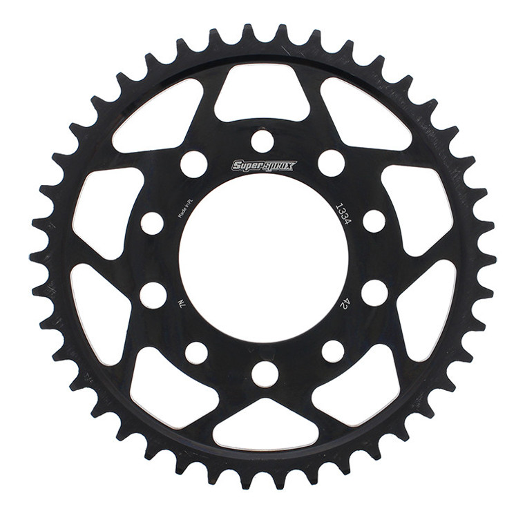 Supersprox - Rear Sprocket Steel 42t-530 Blk Hon/tri - RFE-1334-42-BLK Supersprox - Rear Sprocket Steel 42t-530 Blk Hon/tri - RFE-1334-42-BLK