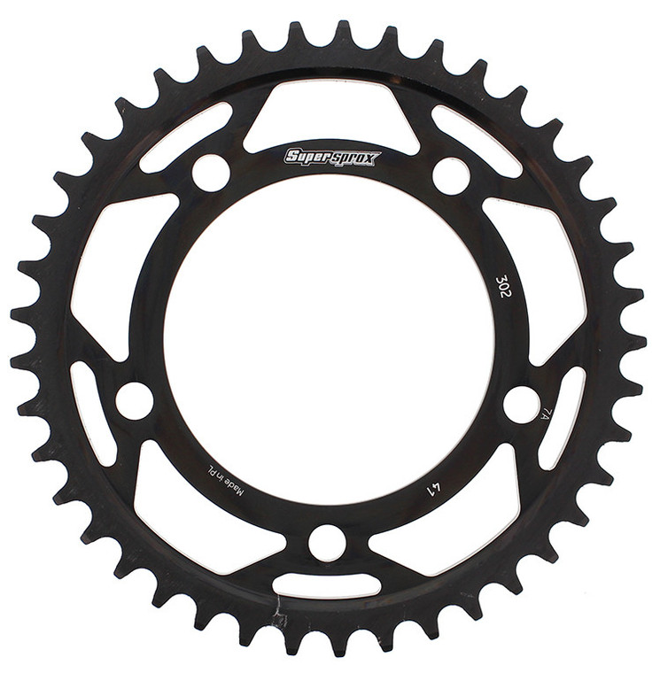 Supersprox - Rear Sprocket Steel 41t-530 Blk Hon - RFE-302-41-BLK Supersprox - Rear Sprocket Steel 41t-530 Blk Hon - RFE-302-41-BLK