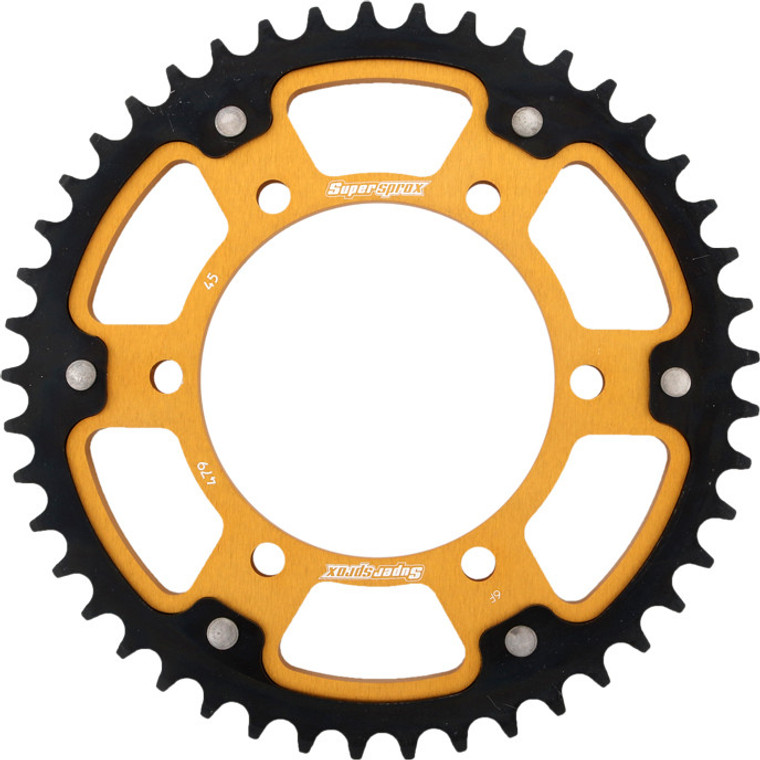 Supersprox - Rear Stealth Sprocket Alu/stl 45t-530 Gld Yam - RST-479-45-GLD Supersprox - Rear Stealth Sprocket Alu/stl 45t-530 Gld Yam - RST-479-45-GLD
