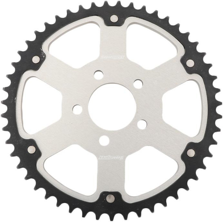 Supersprox - Rear Stealth Sprocket Alu/stl 51t-530 Slv Hd - RST-7081-51-SLV Supersprox - Rear Stealth Sprocket Alu/stl 51t-530 Slv Hd - RST-7081-51-SLV