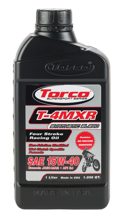 Torco - T-4mxr 4-stroke Racing Oil 15w -40 Liter - T671544CE