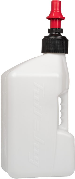 Tuff Jug - Utility Container White W/red Cap 5gal -