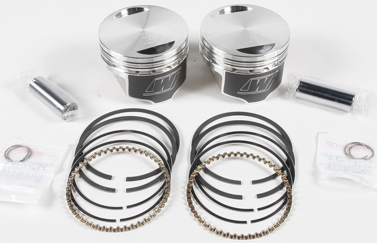 Wiseco - V-twin Piston Kit 1340 Evo Big Twin 8.5:1 Comp - K1642