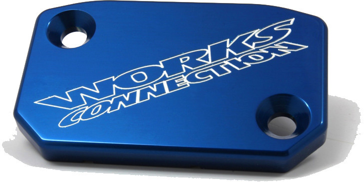 Works - Front Brake Cover (blue) - 21-060