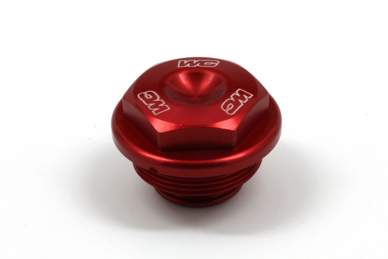 Works - Rear Brake Cover Red - 21-765