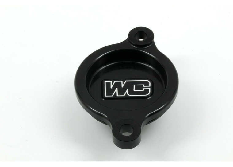 Works - Oil Filter Cover Black Hon - 27-016