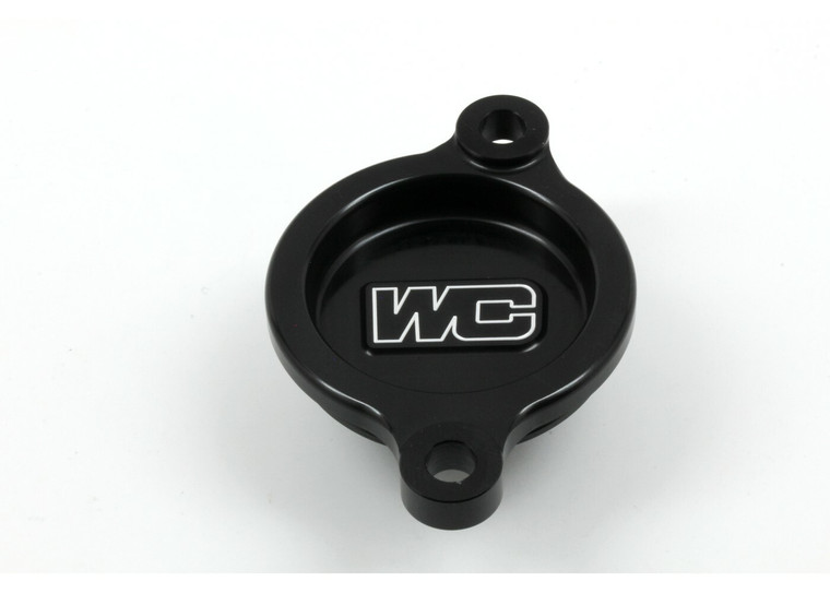 Works - Oil Filter Cover Black Hon - 27-026