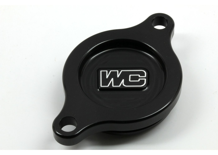 Works - Oil Filter Cover Black Suz - 27-140
