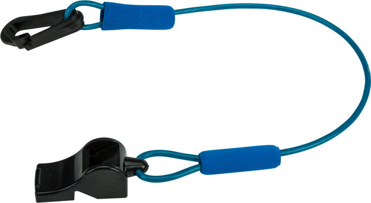 Wps - Floating Whistle W/lanyard (blue) - LVW-17 BLUE