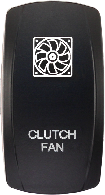 Xtc Power Products - Dash Switch Rocker Face Clutch Fan - SW00-00122034
