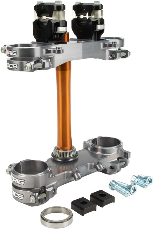 Xtrig - Rocs Tech Clamp Set Grey Suzuki 21.5mm - 501330601301 Xtrig - Rocs Tech Clamp Set Grey Suzuki 21.5mm - 501330601301