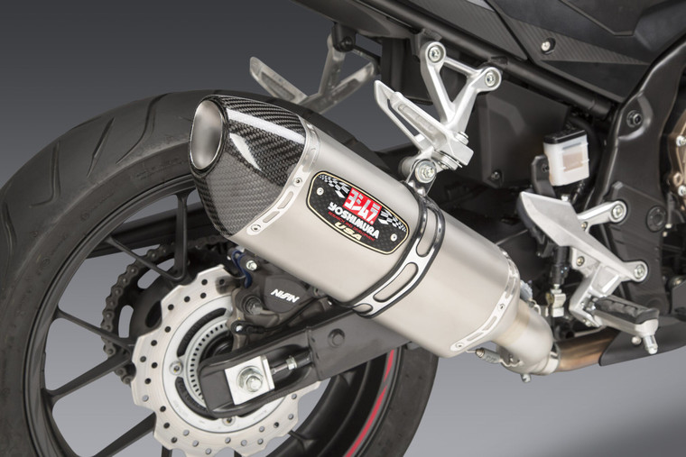 Yoshimura - Exhaust Street R-77 Slip-on Ss-ss-cf Works - 12553B0520