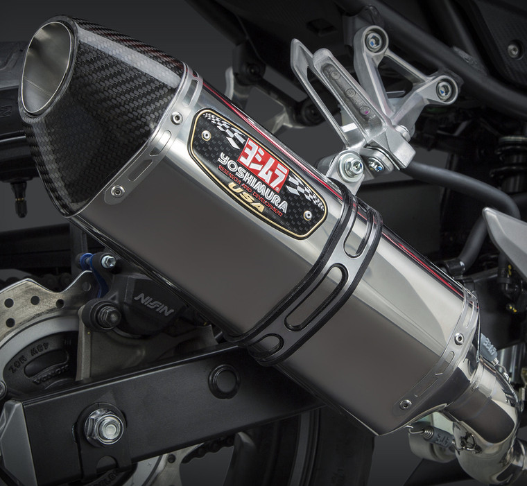 Yoshimura - Exhaust Signature R-77 Slip-on Ss-ss-cf - 12551E0520