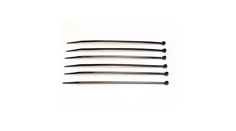 Traxxas R-C - Exhaust Cable Ties Black - 3155