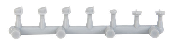 Cal-Scale Train Parts - Ho Mu Receptacle Set 6pcs Plas - 618