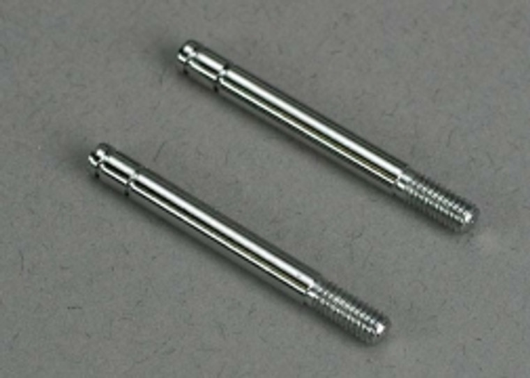 Traxxas R-C - Shock shafts,steel,chrome(2) - 4261