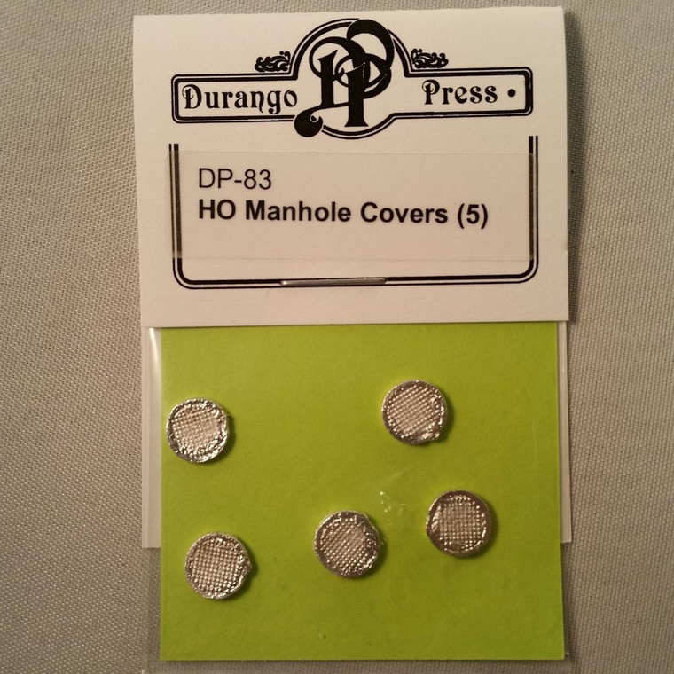 Durango Press - Ho Manhole Covers (5) - 83