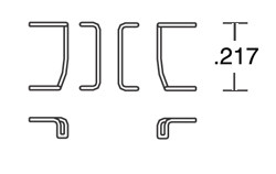 Cal-Scale Train Parts - Ho End Drop Grabs Rs 8pk - 533