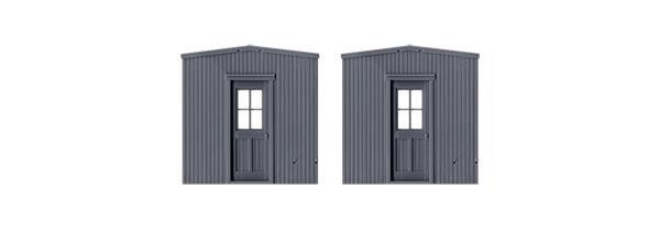 Tichy Train Group - HO Wood caboose/work car ends 1pr - 3087