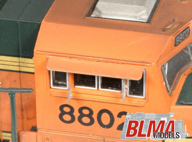 BLMA Models RR - N Modern Emd Cab Sunshades 4pc - 16