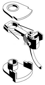 Kadee Quality Products - Ho Sm Whisker Snap Insul Gb - 252