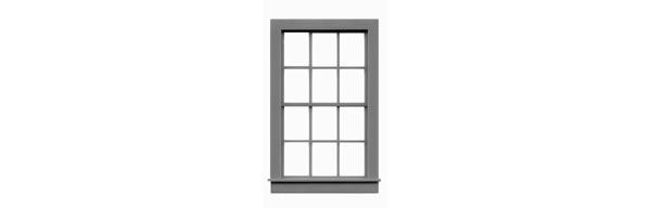 Tichy Train Group - O 6/6 Double Hung Windows 6pcs - 2006