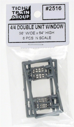 Tichy Train Group - N 4/4 Dbl Hung Window - 2516