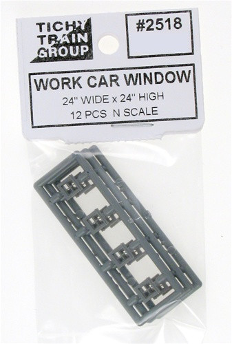 Tichy Train Group - N 4pane Work Car Window - 2518