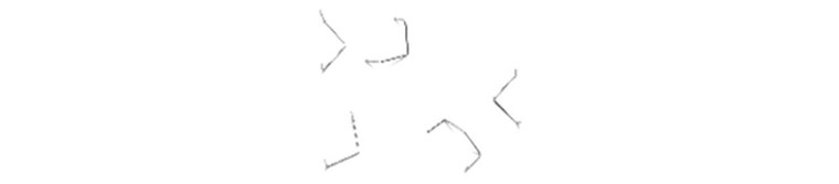 Tichy Train Group - Ho Roof Corner Grabirons 100pc - 3028