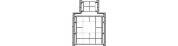 Tichy Train Group - Ho 20 Pane Ctr Tilt Ind Window - 8087