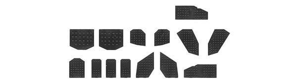 Tichy Train Group - Ho Asst Rivet Plate 28pcs - 8216