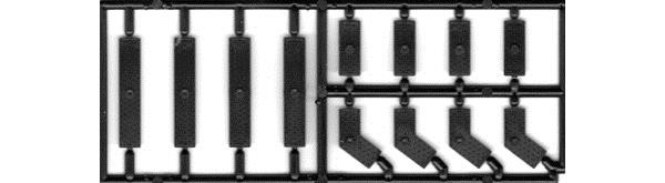 Tichy Train Group - Ho Truss Pin Plates 3styles - 8277